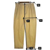 Polo Ralph Lauren ポロラルフローレン HAMMOND PANT ハモンドパンツ 2タック コットン イエロー Size 35×30 福生店