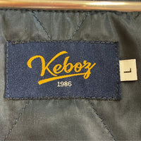Keboz ケボズ 214-1579 ナイロン スタジアムジャケット スタジャン ネイビー SizeL 瑞穂店
