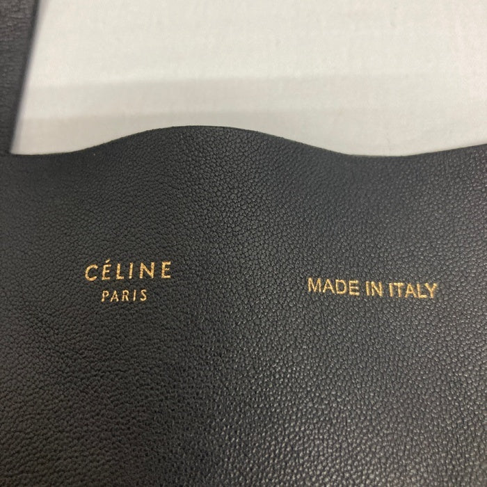 CELINE セリーヌ ホリゾンタルカバ レザートートバッグ ブラック 瑞穂店