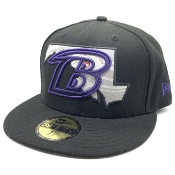 90’s New Era ニューエラ 59FIFTY NFL ボルチモア・レイブンズ キャップ ブラック Size 7 1/2 (59.6cm) 福生店