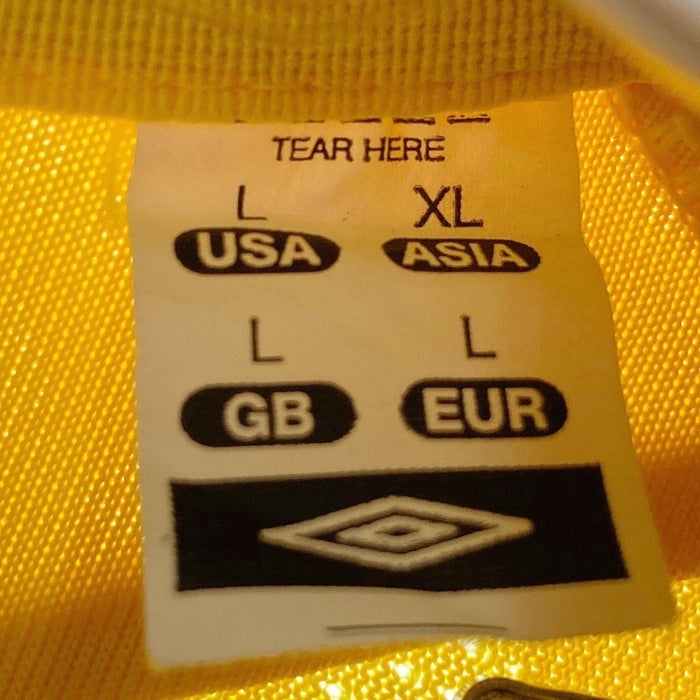 UMBRO アンブロ スウェーデン代表 EURO 2008 ホーム ユニフォーム イエロー sizeXL 瑞穂店