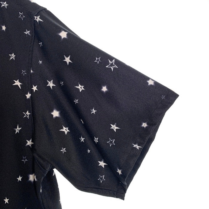 CONVERSE TOKYO コンバーストウキョウ STAR ALLOVER PRINT SHIRT スターオールオーバープリント 半袖シャツ ブラック Size - 福生店