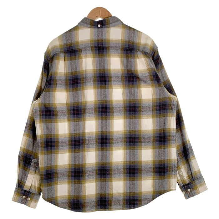 SUPREME シュプリーム 22SS Brushed Plaid flannel Shirt ブラッシュド フランネルチェックシャツ Size L 福生店