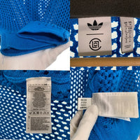 adidas アディダス CLOT クロット CROCHET TRACKTOP BRBLUE クロシェ トラックジャケット ブルー JF4268 Size JP XL 福生店