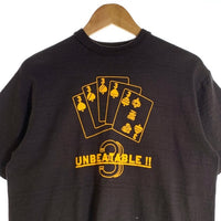 WAREHOUSE ウエアハウス Lot 4601 UNBEATABLE 半袖 プリント Tシャツ ブラック Size L 福生店