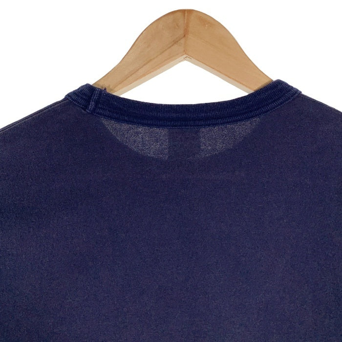 FREEWHEELERS フリーホイーラーズ POWER WEAR ボーダー切替 ポケット 七分袖 ロングスリーブTシャツ ネイビー Size M 福生店