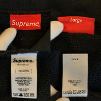 SUPREME シュプリーム 17AW Polo Crewneck ポロクルーネック スウェットトレーナー ブラック ピンク Size L 福生店