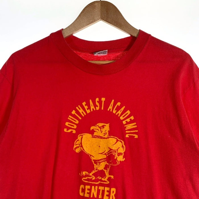 90's Ten STRIKE テンストライク SOUTHEAST ACADEMIC CENTER プリントTシャツ レッド USA製 Size M 福生店