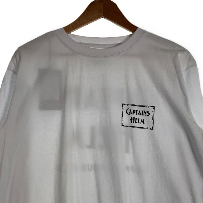 CAPTAINS HELM キャプテンズヘルム SYL LOGO L/S TEE ロゴプリント ロングスリーブTシャツ 長袖 ホワイト CH23-SP-T02 Size  L 福生店