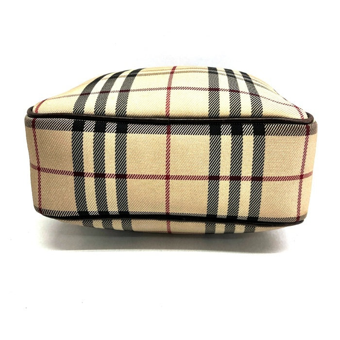 BURBERRY バーバリー ノバチェック スクエア ショルダーバッグ ブラウン 瑞穂店