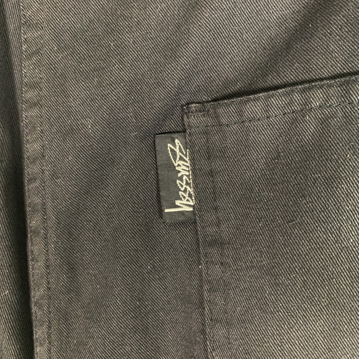 80's STUSSY ステューシー 1タック コットン テーパードパンツ ブラック 黒タグ TALON42 Size 29 福生店