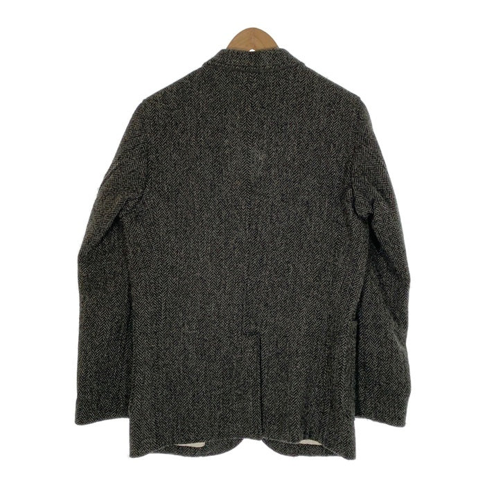 BEAMS+ ビームスプラス ハリスツイード 3B ウール テーラードジャケット スラックス スーツ グレー 厚手 Size M 福生店