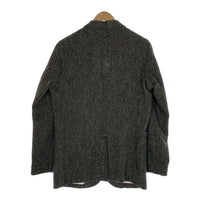 BEAMS+ ビームスプラス ハリスツイード 3B ウール テーラードジャケット スラックス スーツ グレー 厚手 Size M 福生店