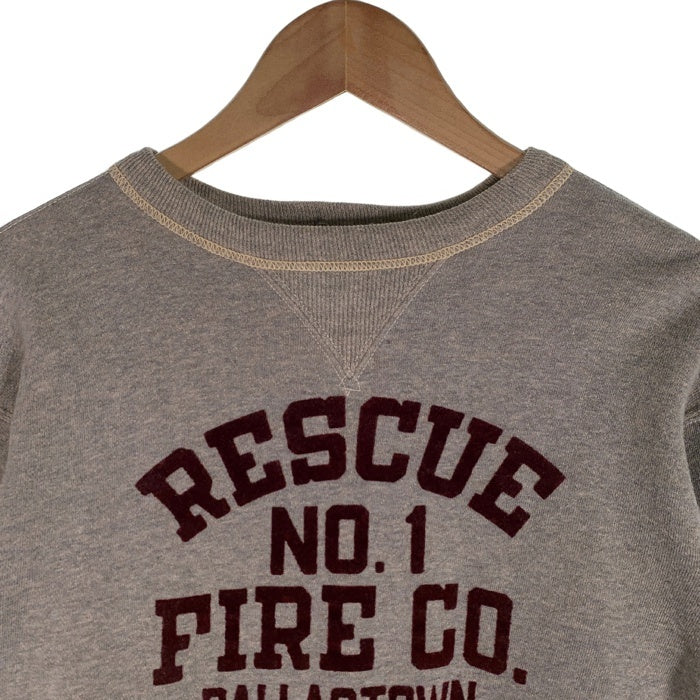 WAREHOUSE ウエアハウス SET-IN FREEDOM SWEAT " RESCUE NO.1 " スウェットトレーナー セットインフリーダム グレー Size 40 福生店