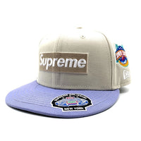 Supreme シュプリーム 25SS NEW ERA ニューエラ 59FIFTY Championship Box Logo チャンピオンシップ ボックスロゴベースボールキャップ ベージュ ライトブルー Size 7 1/2 福生店