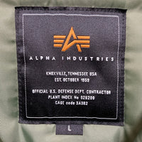 ALPHA アルファ N-3B フライトジャケット オリーブ 20094-403 Size L 瑞穂店