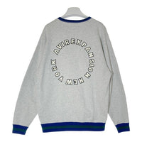 AVIREX アヴィレックス 783-3232013 EXPANSION CIRCLE LOGO CREWNECK SWEAT スウェット グレー sizeL 瑞穂店