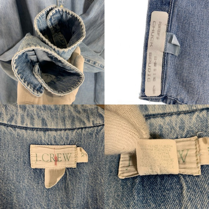 J.CREW ジェイクルー ボタンダウンデニムシャツ ライトブルー USA製 Size XL 福生店