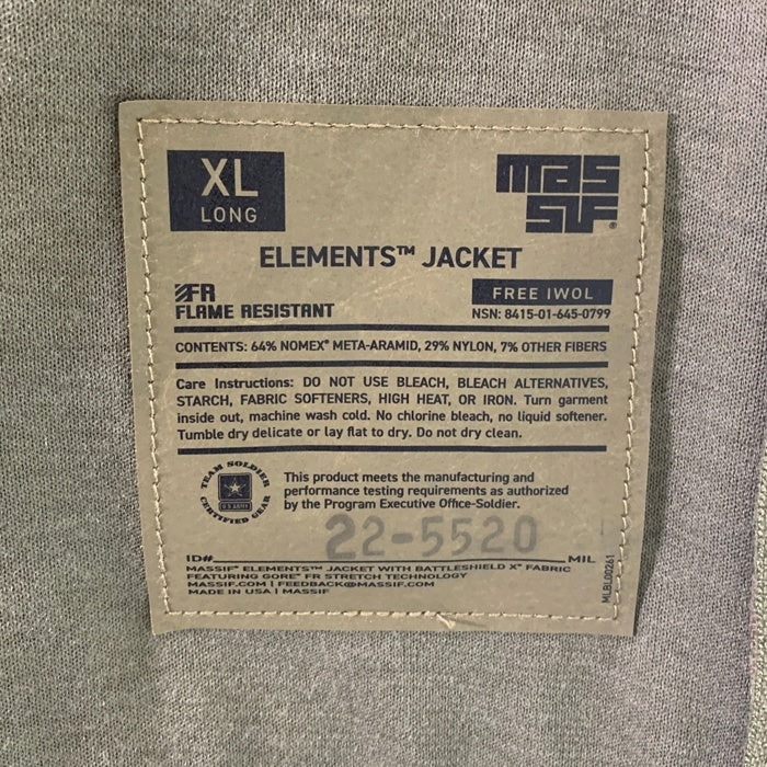 U.S.AIR FORCE 米空軍 HEAT PROTECTIVE JACKET ヒート プロテクティブ ジャケット ウッドカモ 8415-01-645-0799 Size FREE 福生店