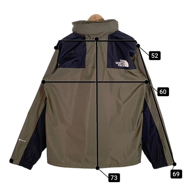 THE NORTH FACE ノースフェイス Mountain Raintex Jacket マウンテンレインテックスジャケット カーキ  NO12333 Size XL 福生店