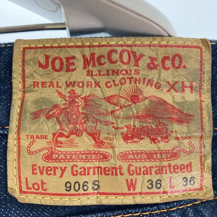 The REAL McCOY’S リアルマッコイズ JOE McCOY 906S ジョーマッコイ タイトストレート デニムパンツ インディゴ size36 瑞穂店