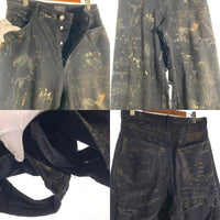 BALENCIAGA バレンシアガ 23SS SUPER DESTROYED BAGGY スーパーデストロイ バギージーンズ ダメージ加工 ブラック 745248 Size S 福生店