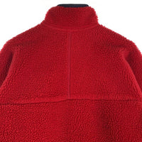 Patagonia パタゴニア Retro Cardigan レトロカーディガン ジップアップ フリース ジャケット レッド 23022 USA製 Size L 福生店