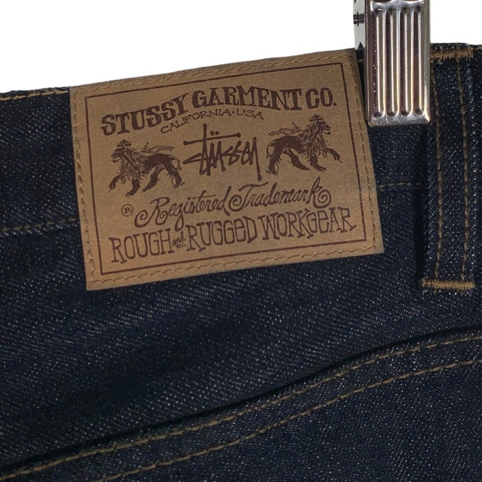 STUSSY ステューシー ROUGH&RUGGED DENIM マルチワッペン ストレートデニムパンツ インディゴ Size 32 福生店