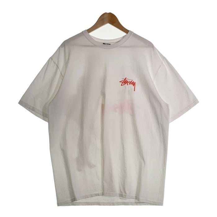 STUSSY ステューシー Skate Tough Tee 半袖 プリント Tシャツ ホワイト Size XL 福生店
