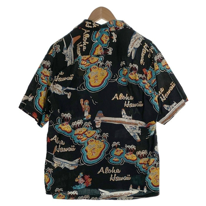 reyn spooner レインスプーナー 半袖 アロハシャツ ブラック 19SRS-FR-005 Size M 福生店
