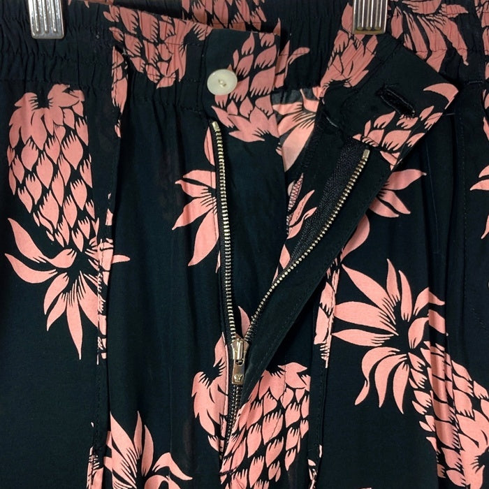 Needles ニードルズ EJ180 RAYON SATEEN PINEAPPLE EASY WESTERN PANT レーヨン パイナップル柄 イージー ウエスタンパンツ ブラック sizeM 瑞穂店