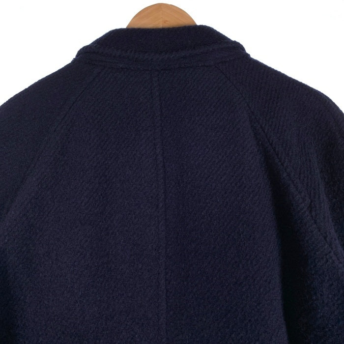 COMME des GARCONS HOMME コムデギャルソンオム ウール チェスターコート 比翼 ロング ラグランスリーブ ネイビー オールド HC-090100M Size M 福生店