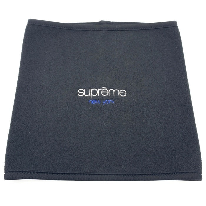 SUPREME シュプリーム 16AW Polartec Fleece Neck Gaiter クラシックロゴ ポーラテック フリースネックウォーマー ブラック 福生店