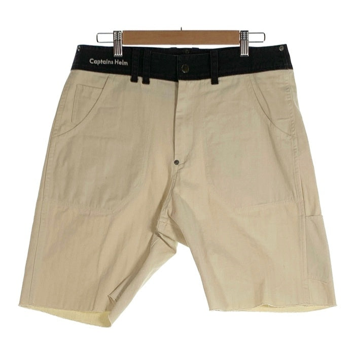 CAPTAINS HELM キャプテンズヘルム CUT-OFF WORK SHORTS カットオフ ショートパンツ オフホワイト Size M 福生店