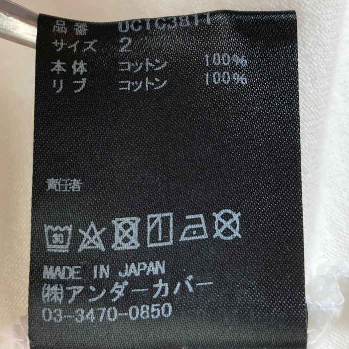 UNDER COVER アンダーカバー UC1C3811 GAME OVER Tシャツ ホワイト size2 瑞穂店