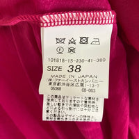 ANAYI アナイ ノースリーブ プリーツ ブラウス ピンク size38 瑞穂店