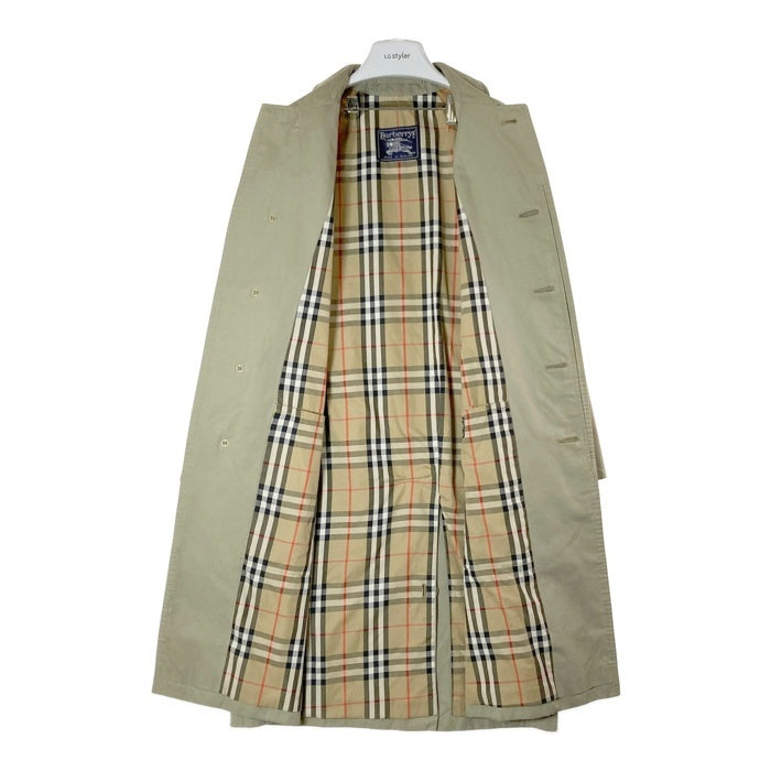 Burberrys バーバリーズ イギリス製 裏地ノバチェック ステンカラーコート ベージュ size46 瑞穂店