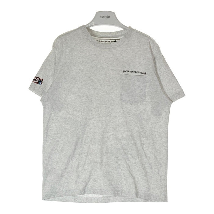 CHROME HEARTS クロムハーツ 2990-304-6074 MATTY BOY PPO BRAIN T-SHIRT Tシャツ グレー sizeXL 瑞穂店