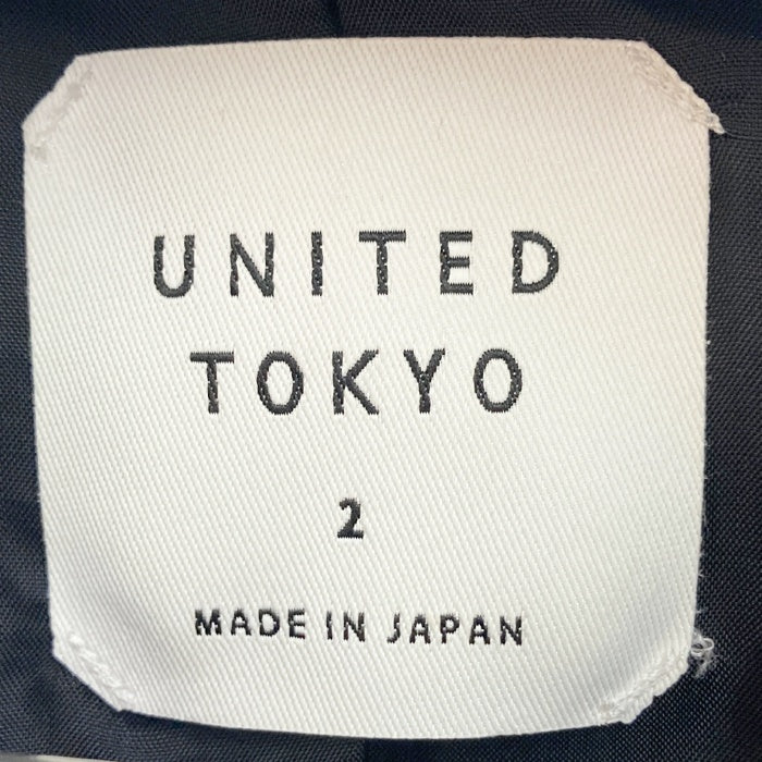 UNITED TOKYO ユナイテッドトキョー ラムレザー シングルライダース ブラック size2 瑞穂店