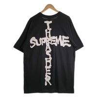 SUPREME シュプリーム 24AW Thrasher Cross Tee スラッシャー クロス プリントTシャツ ブラック Size XL 福生店