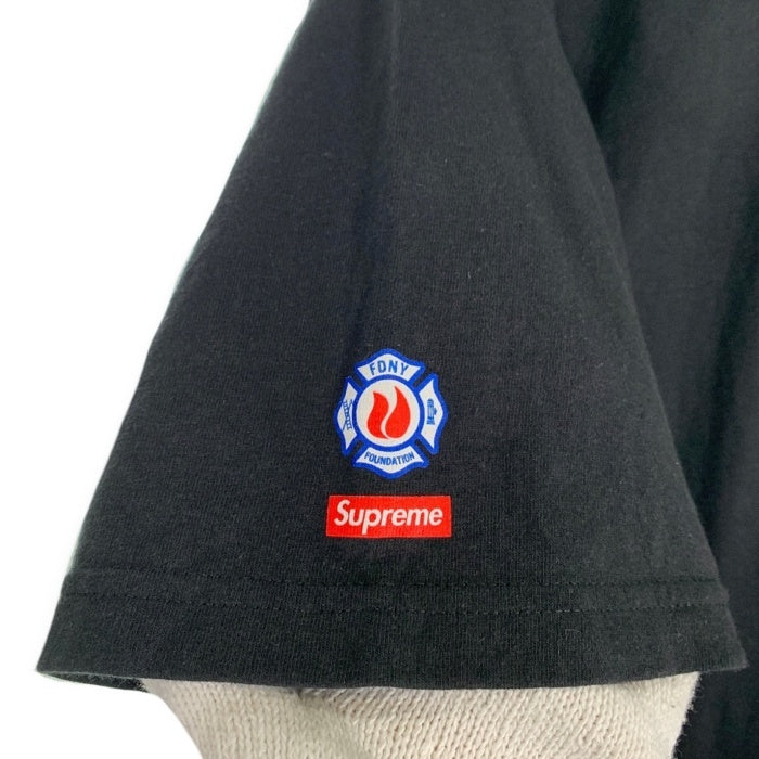 SUPREME シュプリーム 22AW FDNY Engine 9 Tee プリントTシャツ ブラック Size XL 福生店