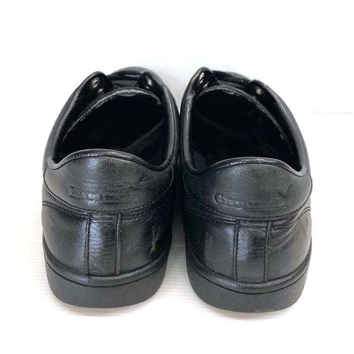 Ground Y グラウンドワイ FRED PERRY フレッドペリー Breaux BB Leather レザーローカットスニーカー ブラック FZ-29633 Size UK8 27cm相当 瑞穂店