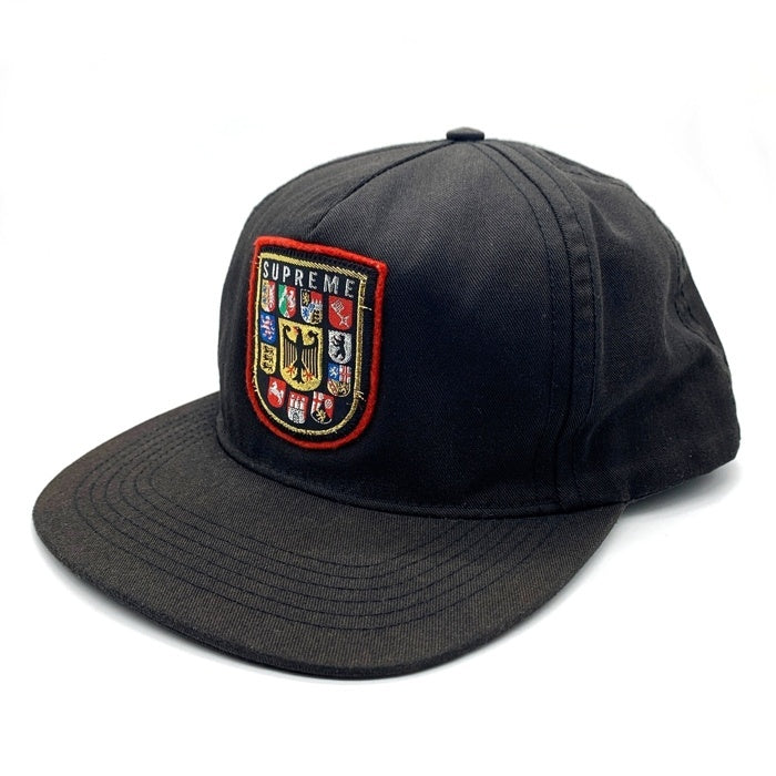 SUPREME シュプリーム 14AW Military Shield 5 Panel Cap ミリタリーシールド 5パネル キャップ ブラック 福生店