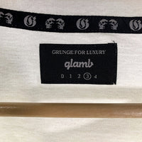 glamb グラム Plantopia soup T-Shirt プリントTシャツ ホワイト GB0120/T02 Size 3 福生店