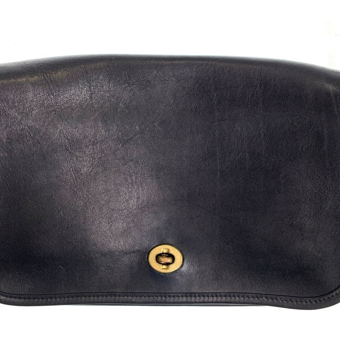 COACH コーチ オールレザー ショルダーバッグ ブラック オールド 460-5953 福生店