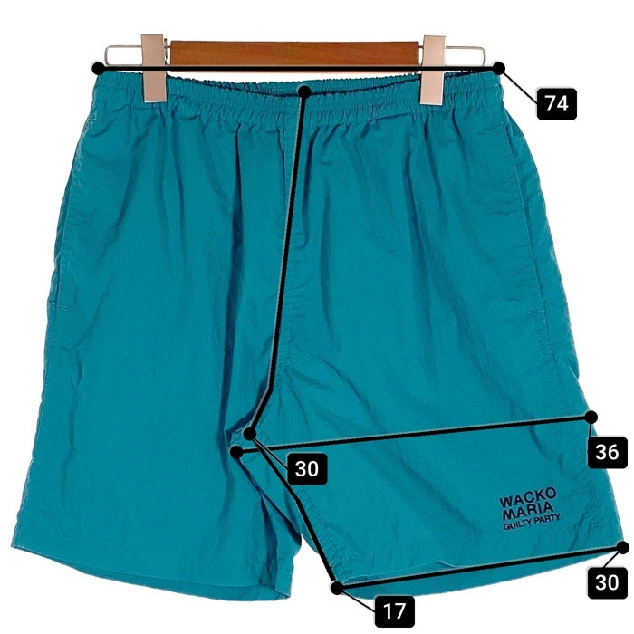 WACKO MARIA ワコマリア 24SS ナイロン BOARD SHORTS ボードショーツ エメラルドグリーン Size L 福生店