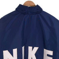 90's NIKE ナイキ 銀タグ ナイロンジャケット ネイビー ホワイト Size XL 福生店