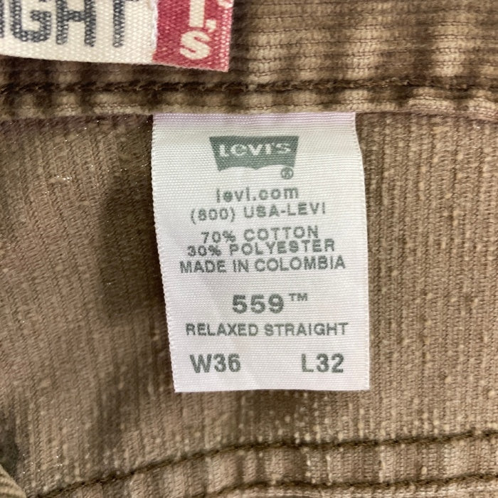 Levi's リーバイス 559 RELAXED STRAIGHT コーデュロイパンツ ブラウン size36 瑞穂店