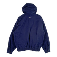 SUPREME シュプリーム 24AW Leather Collar Utility Jacket レザーカラー ユーティリティジャケット ワーク ネイビー 3Mシンサレート Size L 福生店