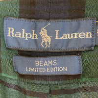 RALPH LAUREN ラルフローレン BEAMS別注 チェックシャツ グリーン sizeXXL 瑞穂店